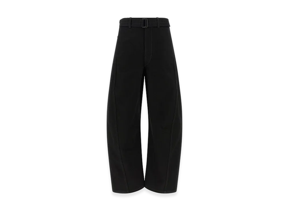 LEMAIRE Twisted Belted Pants "Black"