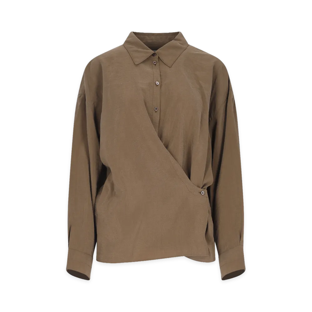 LEMAIRE Women's Shirts "Brown"