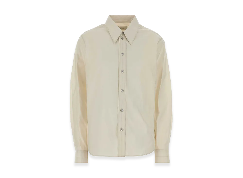 LEMAIRE Women's Poplin Shirt "Sand/Beige"