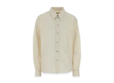 LEMAIRE Women's Poplin Shirt "Sand/Beige"