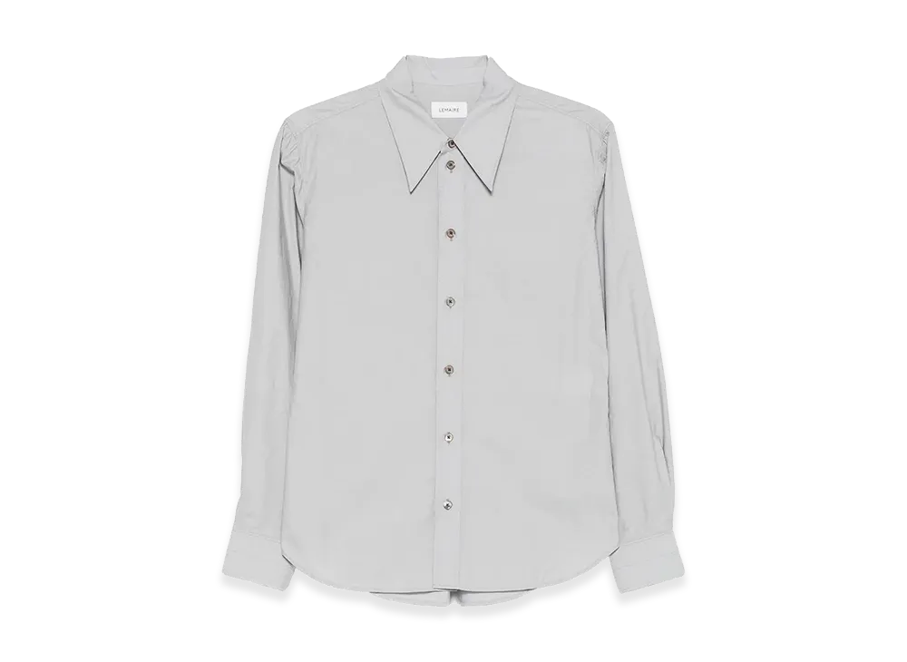 LEMAIRE Women's Pointed Collar Shirt "Gray"