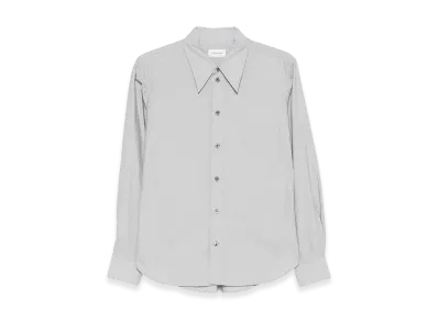 LEMAIRE Women's Pointed Collar Shirt "Gray"