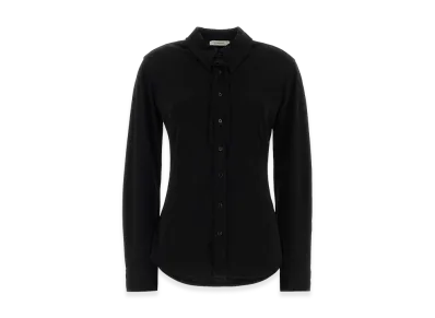 LEMAIRE Women's Viscose Shirt "Black"