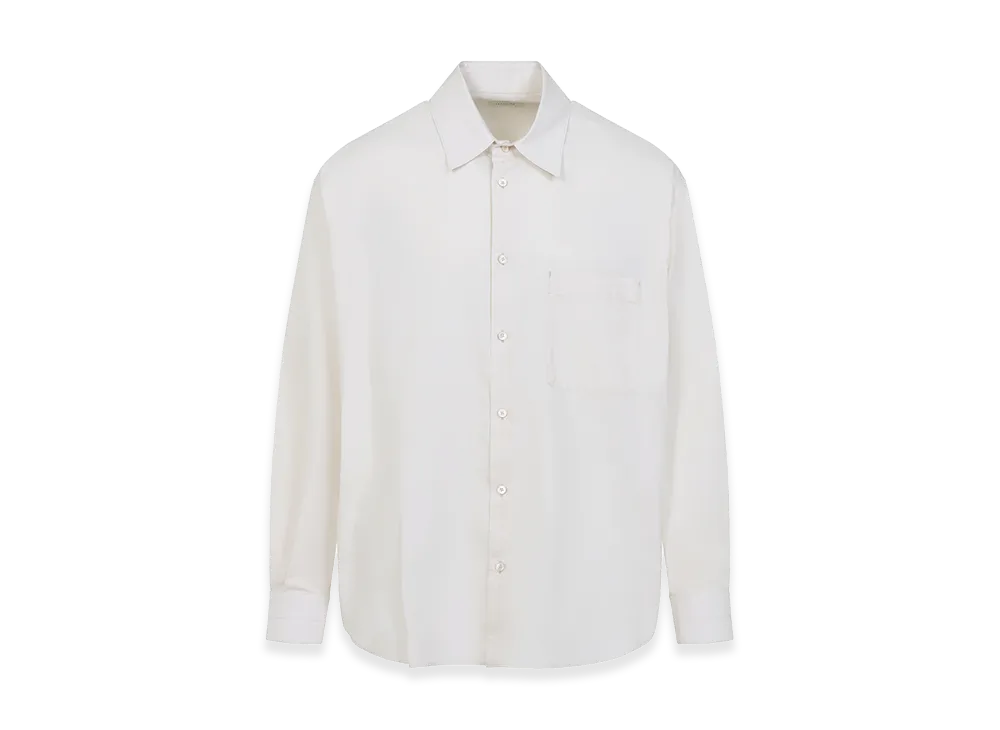 LEMAIRE Cotton Silk Shirt "Beige"