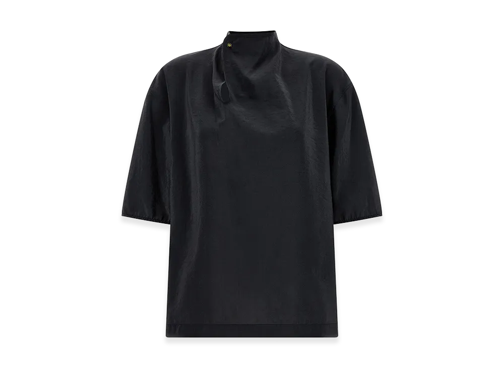 LEMAIRE Women's 'Soft Collar' Top "Black"