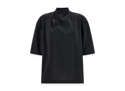 LEMAIRE Women's 'Soft Collar' Top "Black"