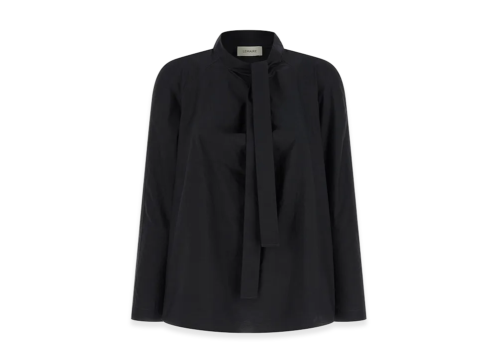 LEMAIRE Women's 'Ascot' Blouse "Black"