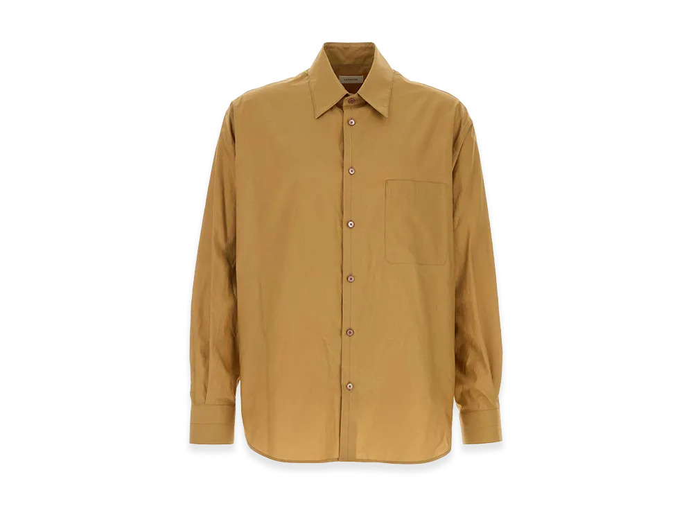 LEMAIRE Cotton Blend Shirt "Camel"