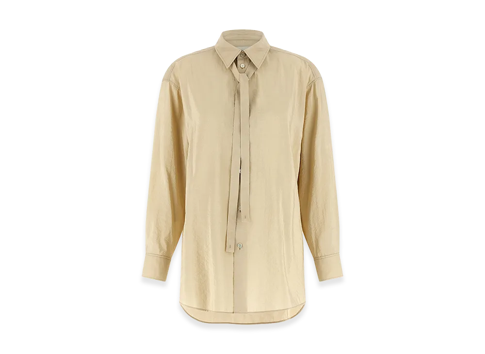 LEMAIRE Women's 'Tie' Shirt "White"
