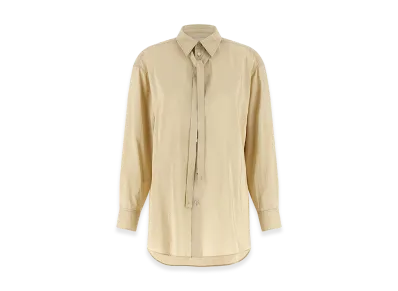 LEMAIRE Women's 'Tie' Shirt "White"