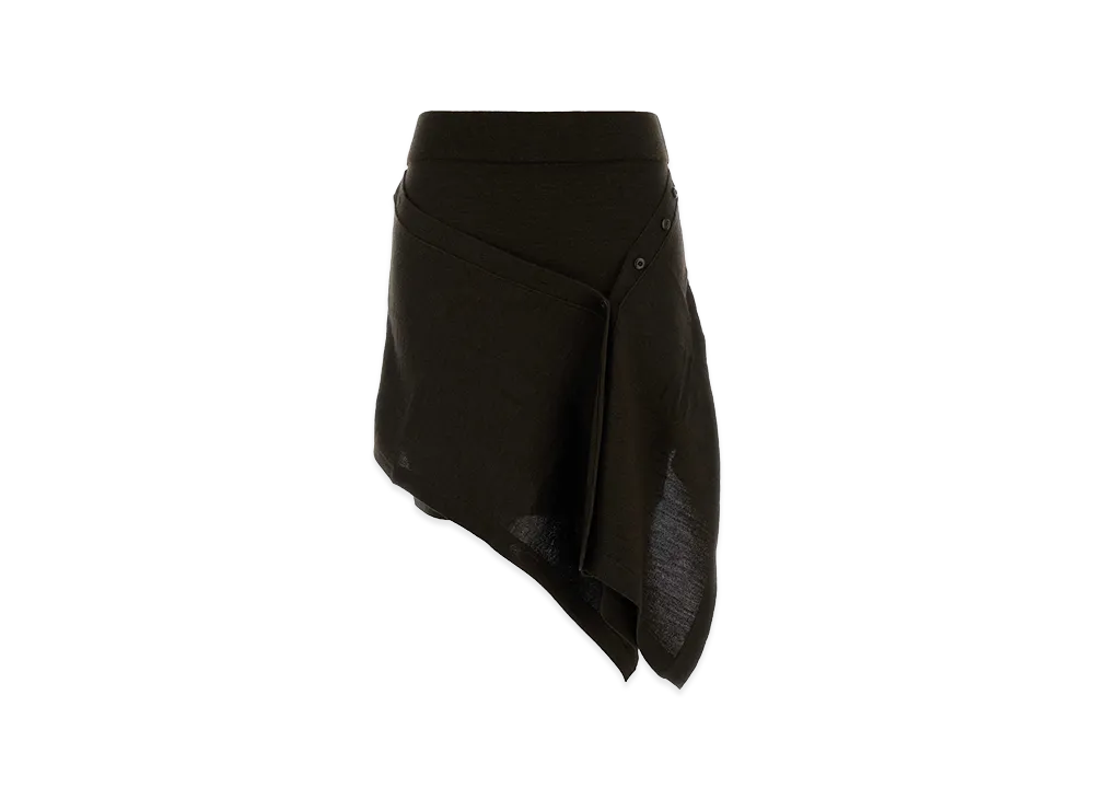 LEMAIRE Women's Buttoned Skirt "Darkcacao"
