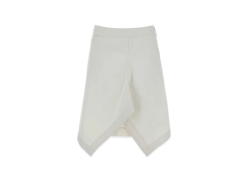 LEMAIRE Women's Denim Skirt "White"