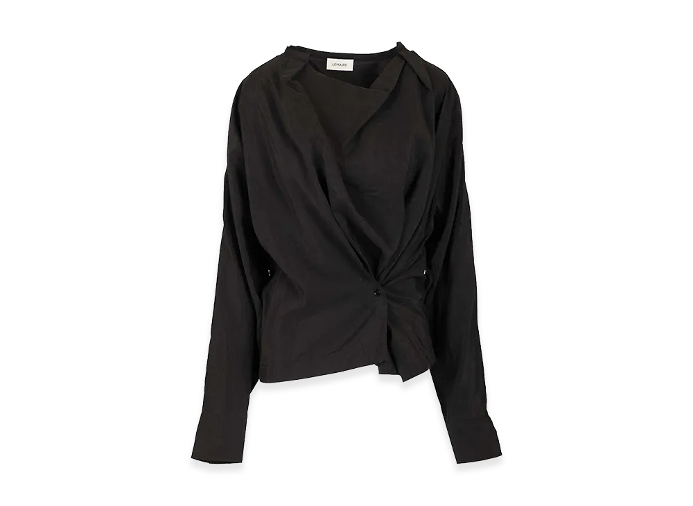 LEMAIRE Women's Twisted Top "Black"
