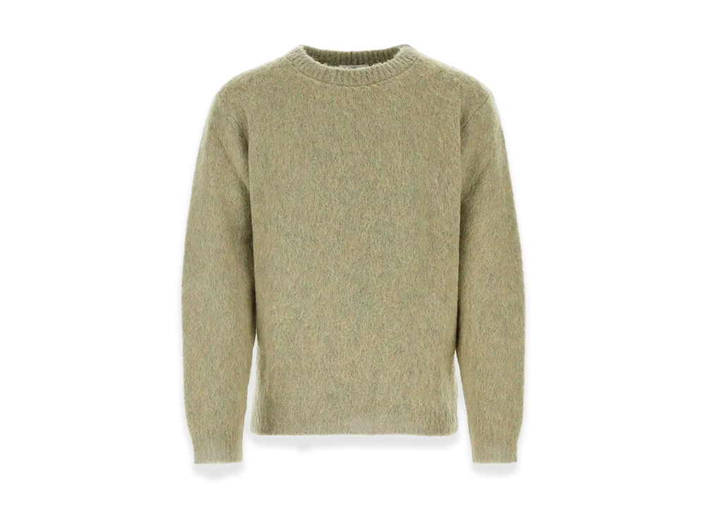 LEMAIRE Stretch Mohair Blend Sweater "Sage Green"