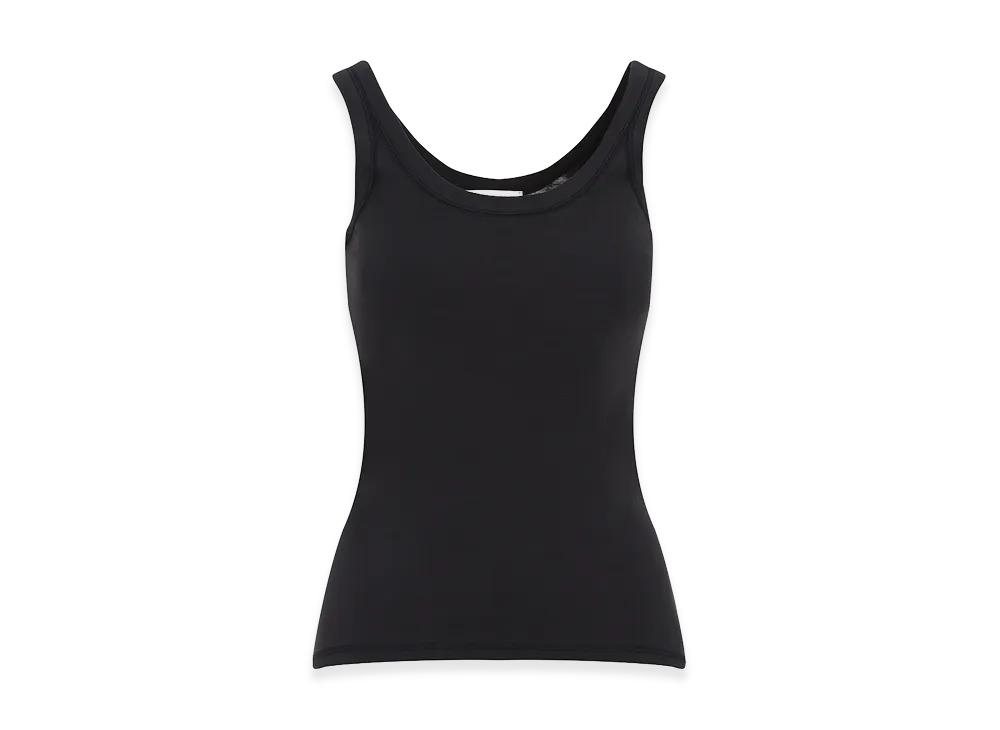LEMAIRE タンクトップ　BLACK LEMAIRE suspenders-detail Seamless Tank Top | Black | FARFETCH