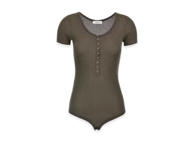 LEMAIRE Women's Ribbed Body "Brown"