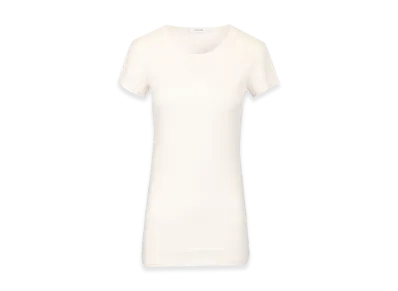 LEMAIRE Women's Fitted Cotton T-Shirt "White"