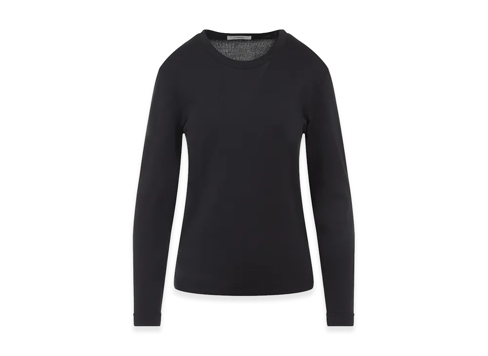 LEMAIRE Women's Rib Long Sleeve T-Shirt "Squid"