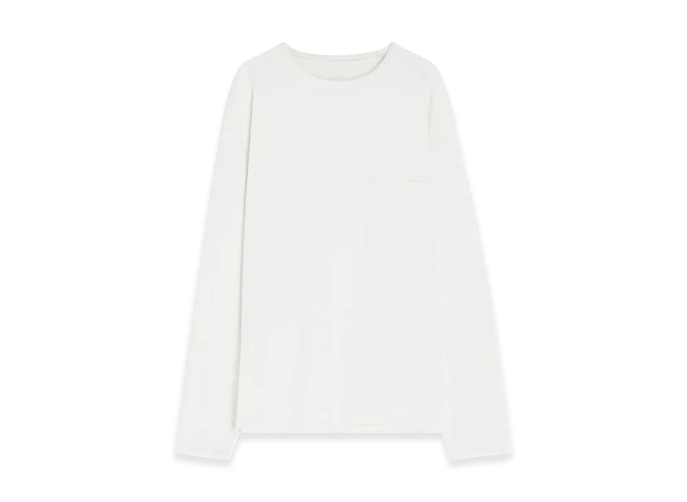 LEMAIRE Long Sleeve T-Shirts "White"