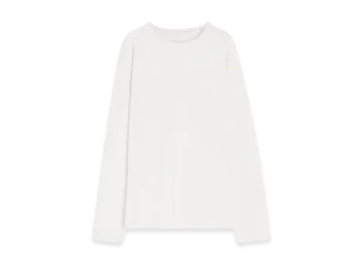 LEMAIRE Long Sleeve T-Shirts "White"