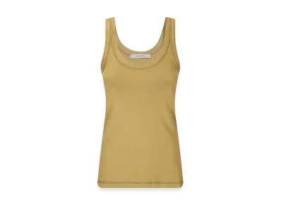 LEMAIRE Women's Rib Tank Top "Yellow"