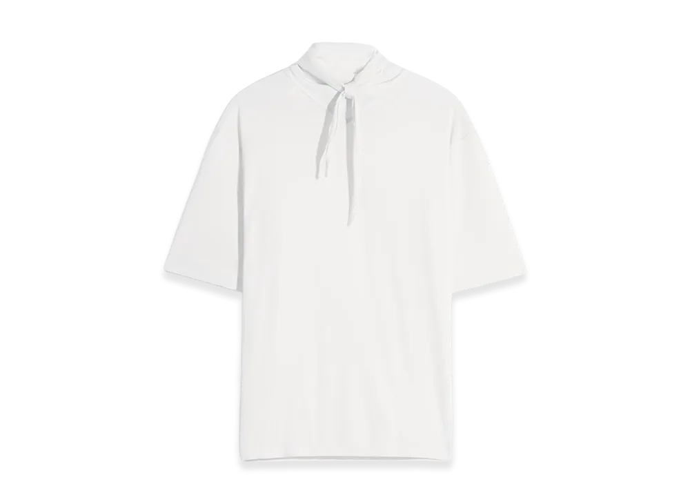 LEMAIRE Women's Jersey Scarf T-Shirt "Light Cream"