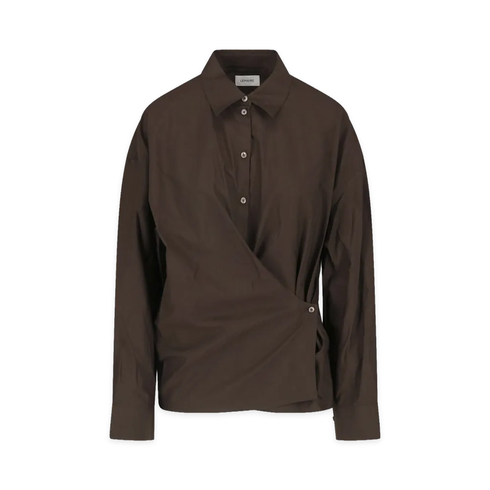 LEMAIRE Women's Shirts "Brown"