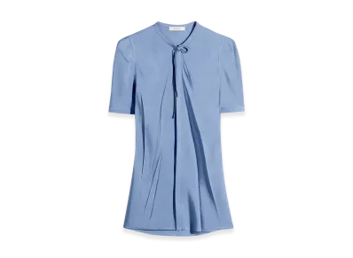 LEMAIRE Women's Poly-Viscose Twill Creased Fit Shirt "Horizon"