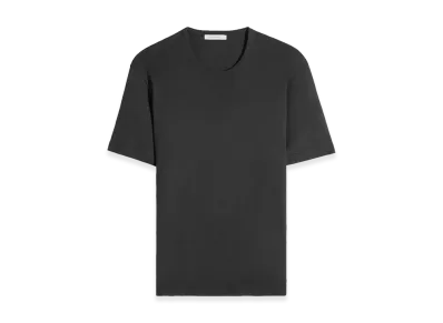 LEMAIRE Women's Jersey Ribbed T-Shirt "Squid Ink"