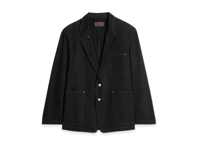 LEMAIRE Women's Denim Single Breasted Tailored Jacket "Black"