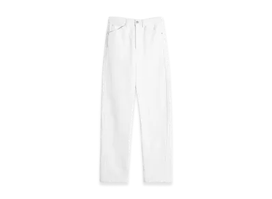 LEMAIRE Women's Twisted 5-Pocket Denim Pants "Milk Bleached"