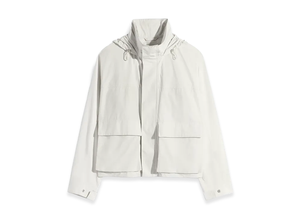 LEMAIRE Women's Ventile Cotton Short Rain Parka "Soja"