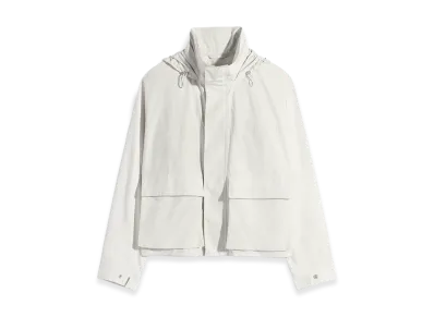 LEMAIRE Women's Ventile Cotton Short Rain Parka "Soja"