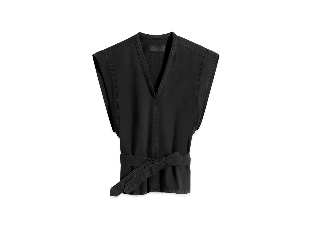 LEMAIRE Women's Denim Chasuble "Black"