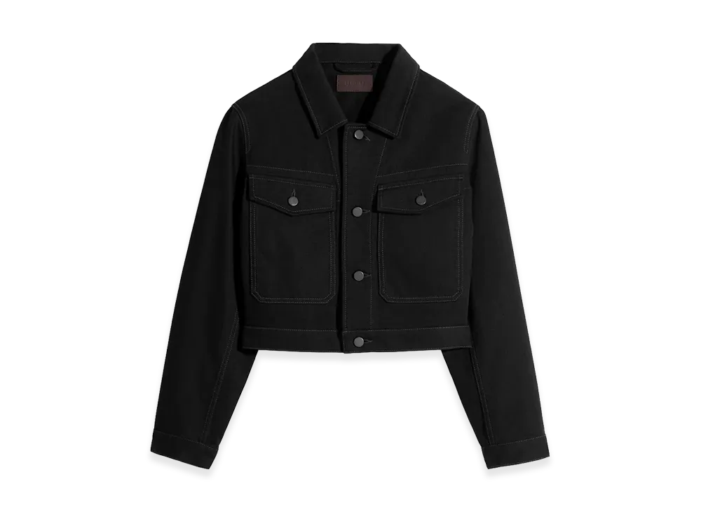 LEMAIRE Women's Cropped Blouson "Black"