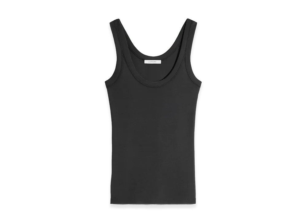 LEMAIRE Women's Jersey Ribbed Tank Top "Squid Ink"