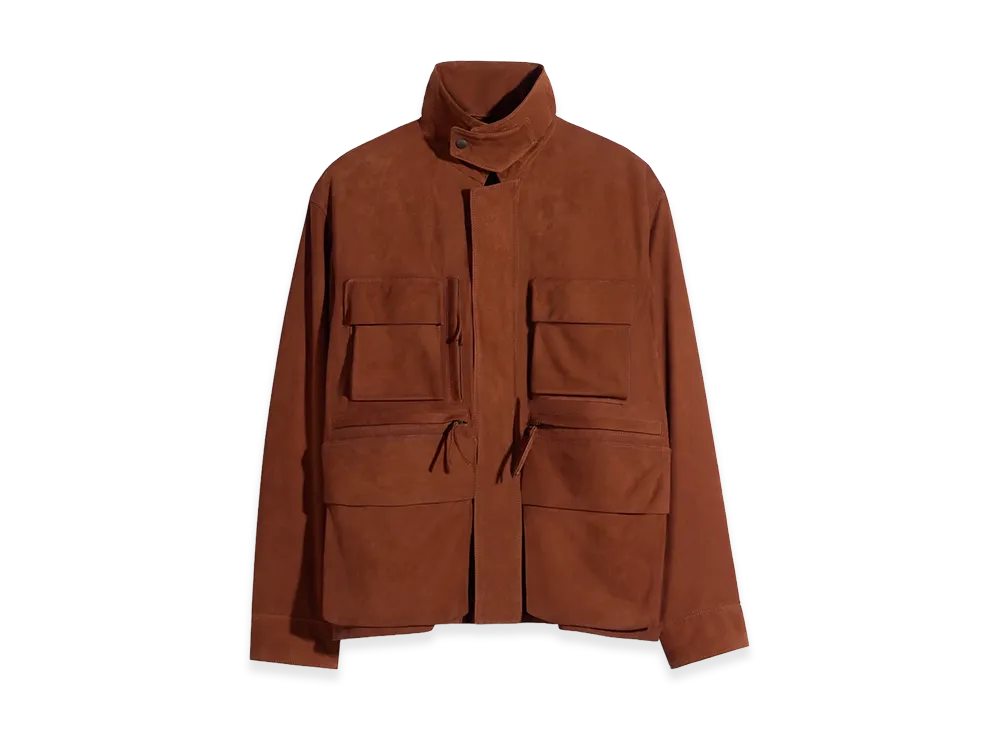 LEMAIRE Women's Nubuck Reporter Jacket "Cigar"