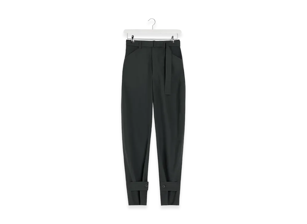 LEMAIRE Women's Tailored Curved Pants "Coal"