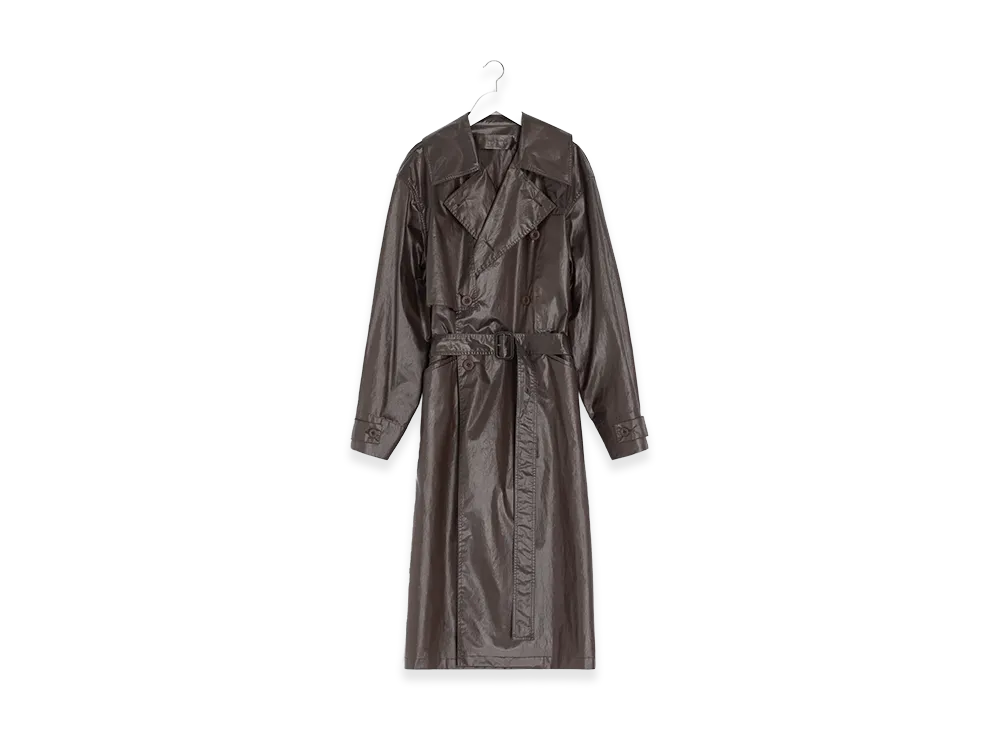 LEMAIRE Women's Trench Coat "Dark Cherry"