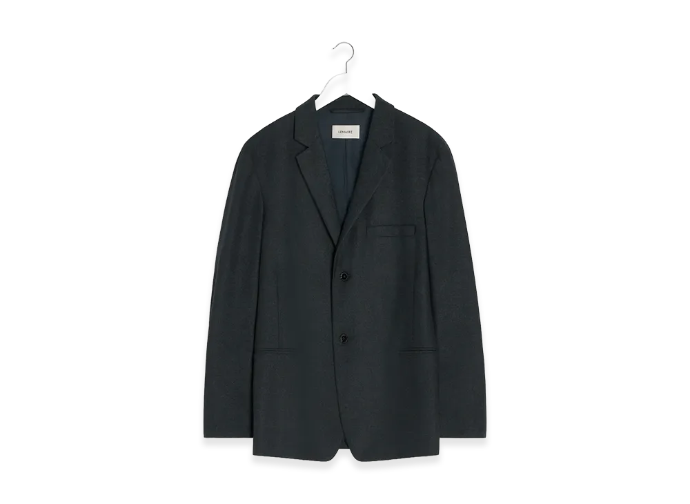 LEMAIRE Women's Single Breasted Soft Jacket "Anthracite Grey"