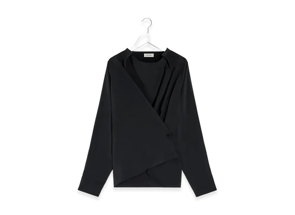 LEMAIRE Women's Twisted Top "Black"