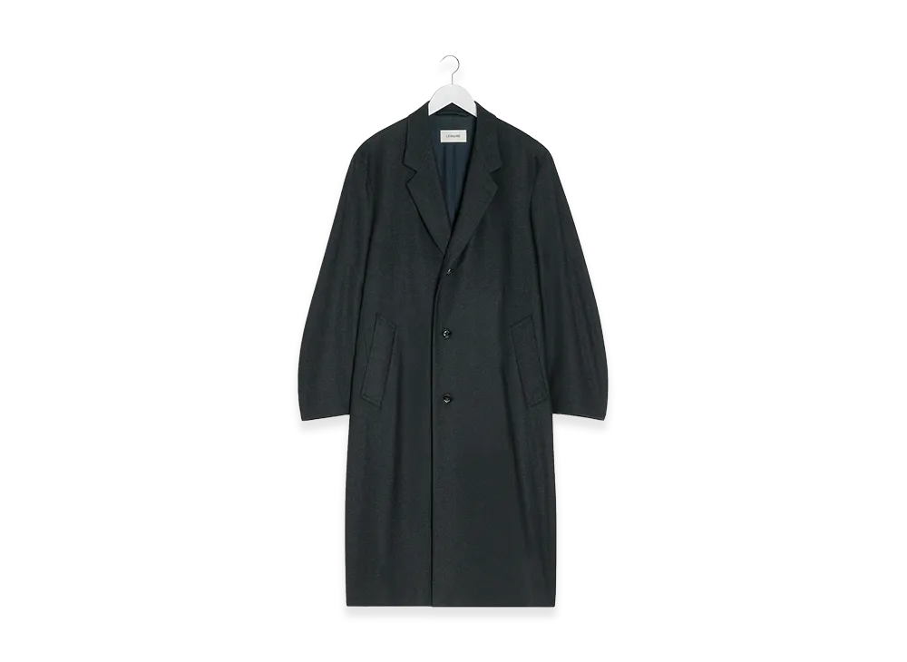 LEMAIRE Women's Soft Chesterfield Coat "Anthracite Grey"