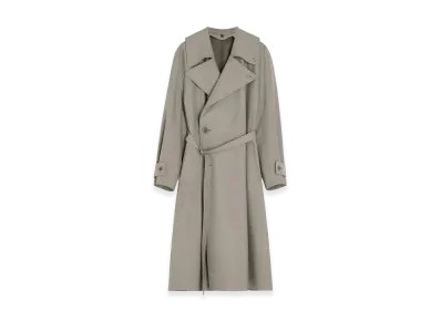 LEMAIRE Women's Double-Breasted Trench Coat "Dove"