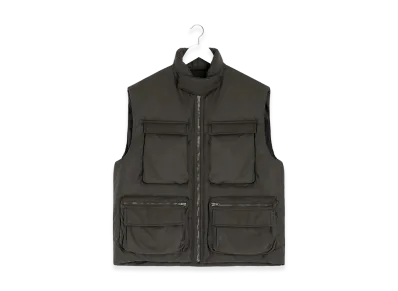 LEMAIRE Women's Padded Pocket Gilet "Espresso"