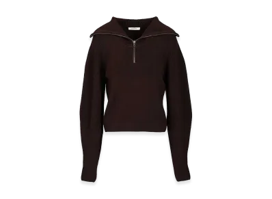 LEMAIRE Women's Zipped Sweater "Violet"