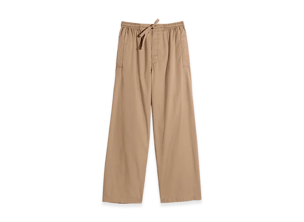 LEMAIRE Light Cotton Twill Pyjama Pants "Cappuccino"