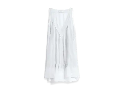 LEMAIRE Women's Silk Pongee Sleep Tunic Dress "Ice Blue"