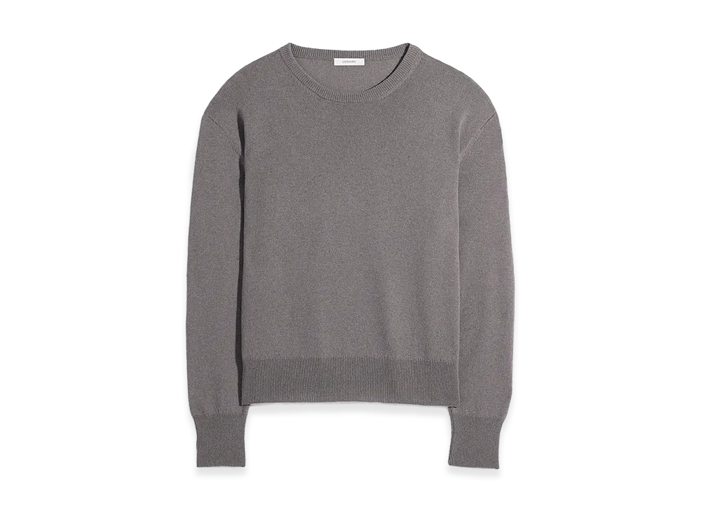 LEMAIRE Women's Cashmere Wool Crewneck Sweater "Wolf"