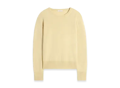 LEMAIRE Women's Cashmere Wool Crewneck Sweater "Butter"
