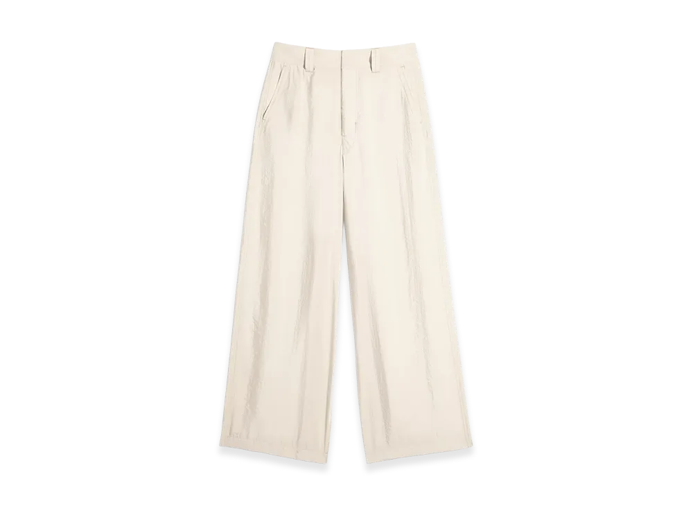 LEMAIRE Dry Silk Straight Tailored Pants "Oat Milk"